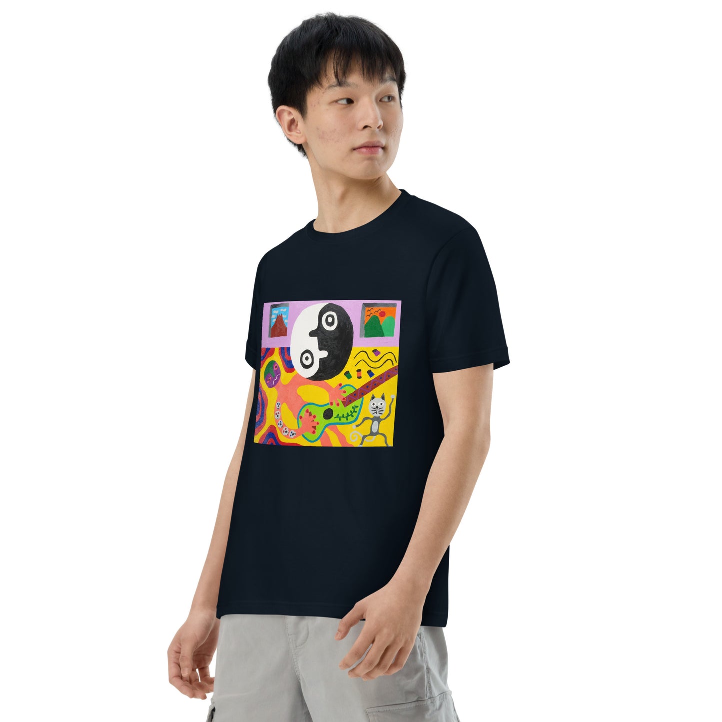 045-清水誠治-2-前面プリントTシャツ-アートをデザイン