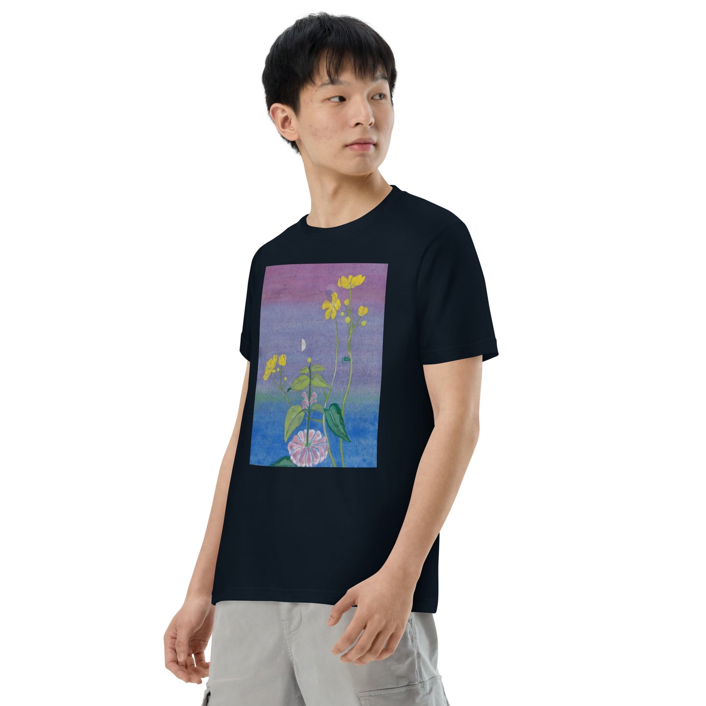 037-赤木葉子-4-前面プリントTシャツ-アートをデザイン