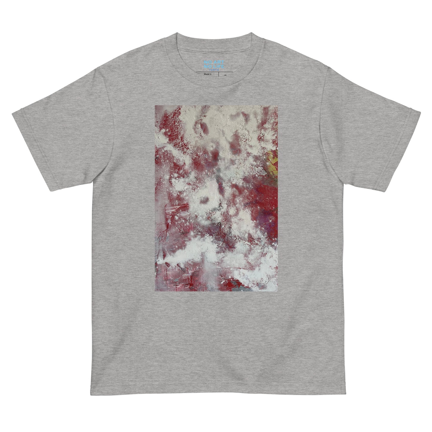 004_SOU_18 孤独の花 雪どけ 前面プリント Tシャツ アートをデザイン