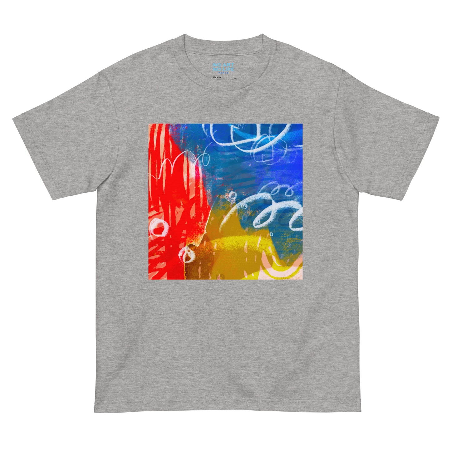 010_cana-2-Abstract-rakugaki デザインTシャツ 前面プリント アートをデザイン