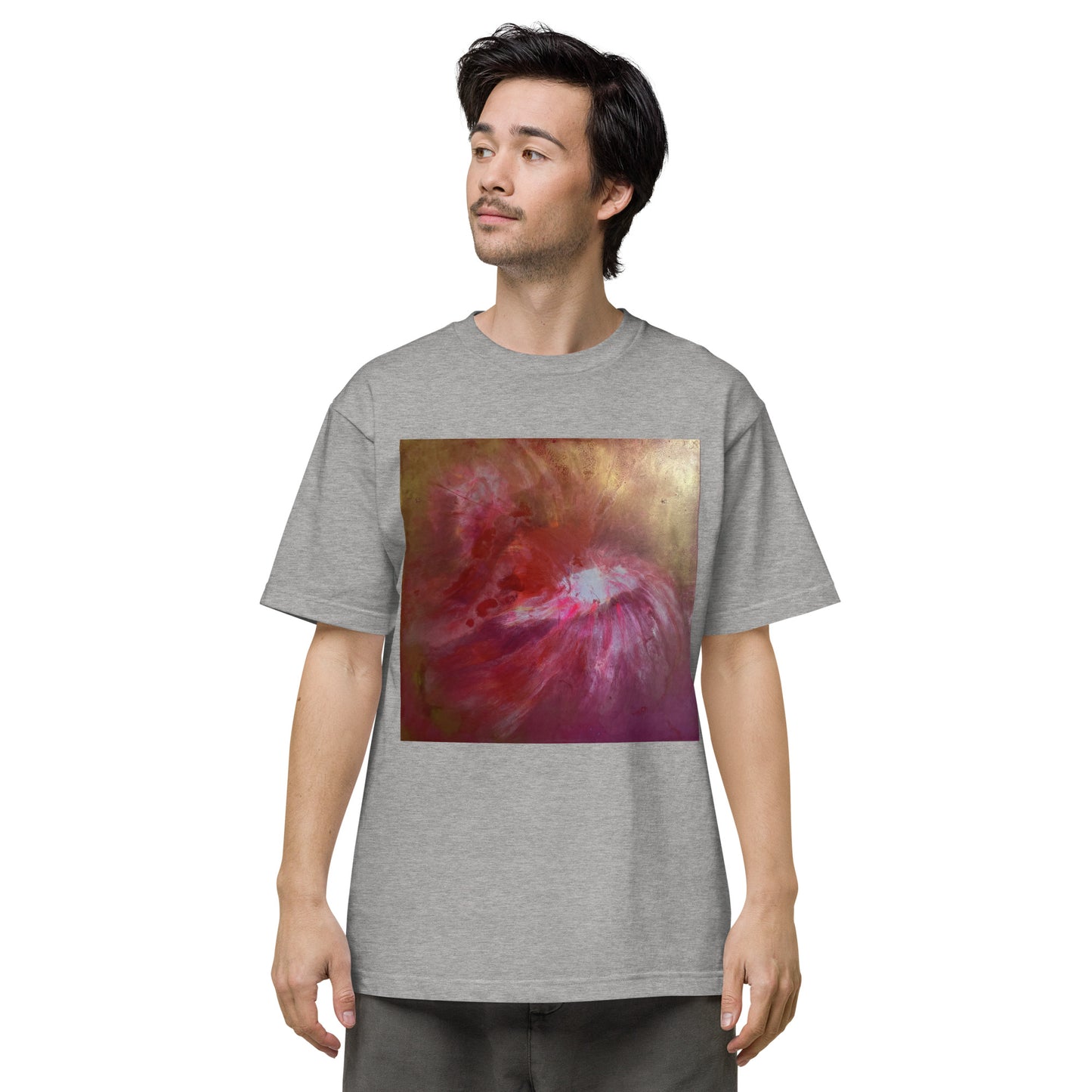 004_SOU_25 Cyclamen 前面プリント Tシャツ アートをデザイン