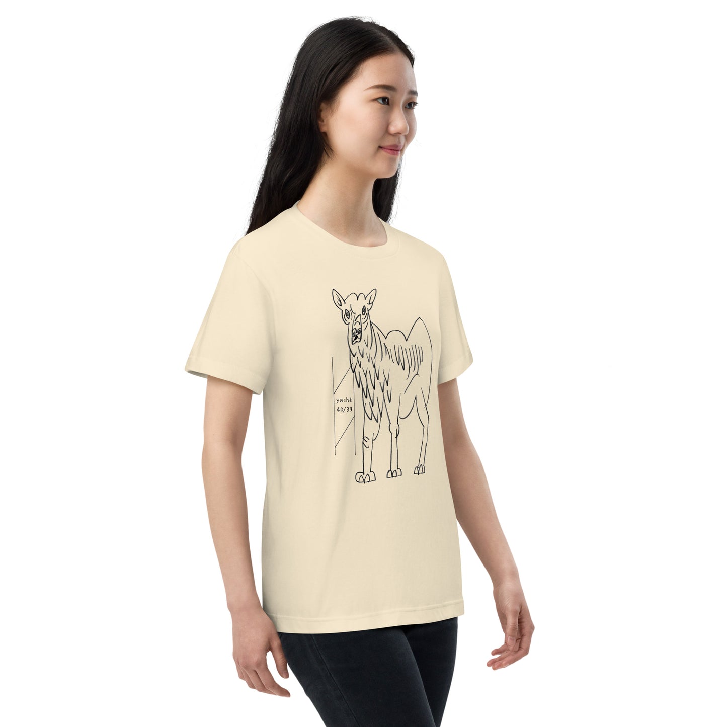 034-よしもり たけはる-Camel-前面プリントTシャツ-アートをデザイン