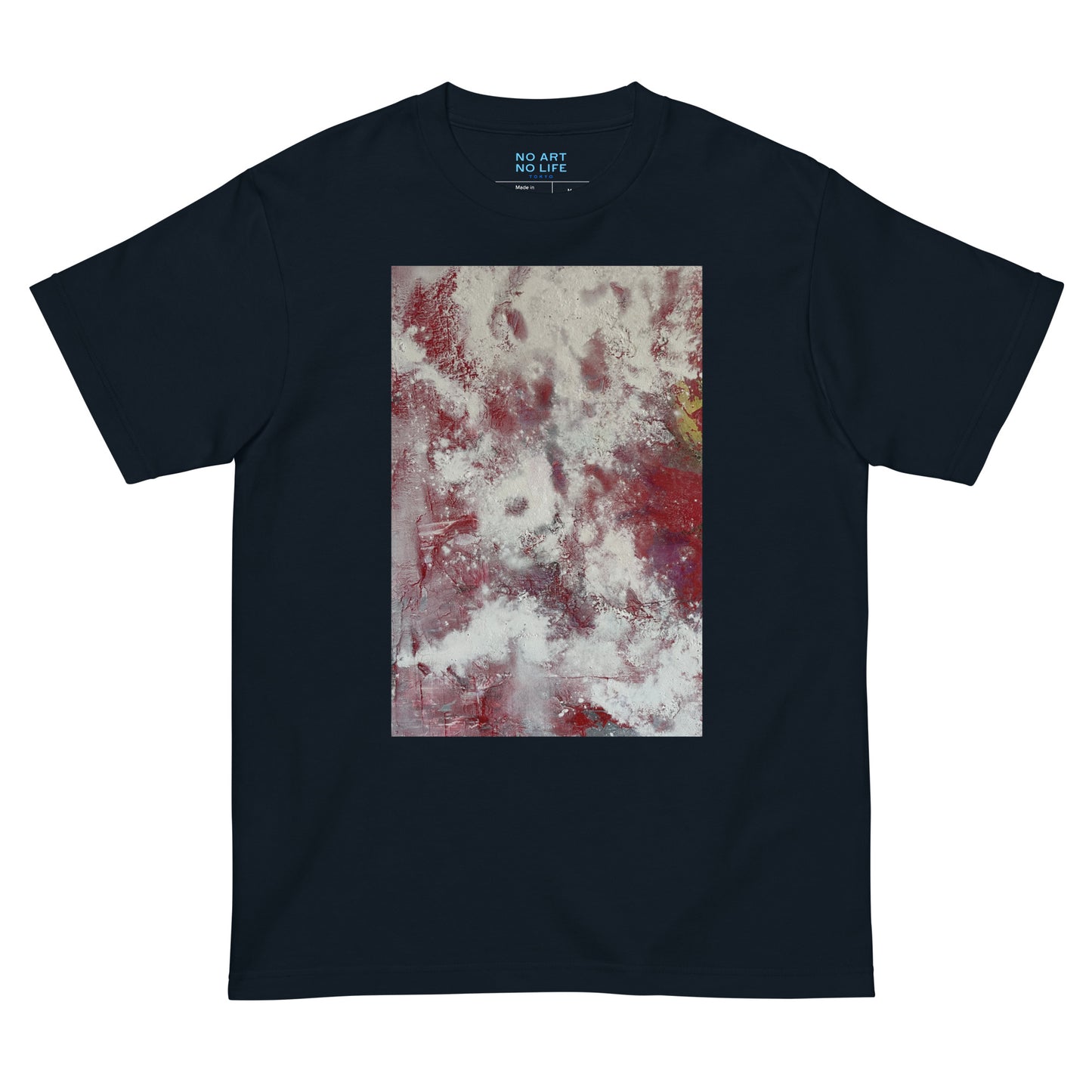 004_SOU_18 孤独の花 雪どけ 前面プリント Tシャツ アートをデザイン