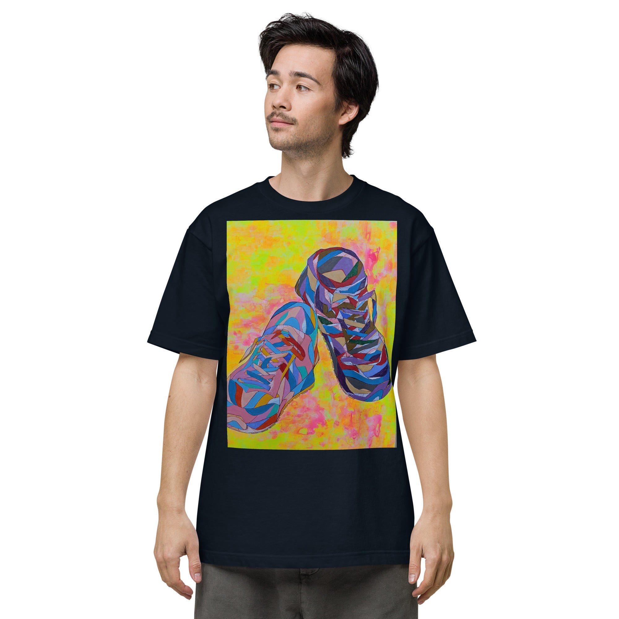 アス US ダミー DUMMY NIRVANA ハンドプリントTシャツ L - トップス