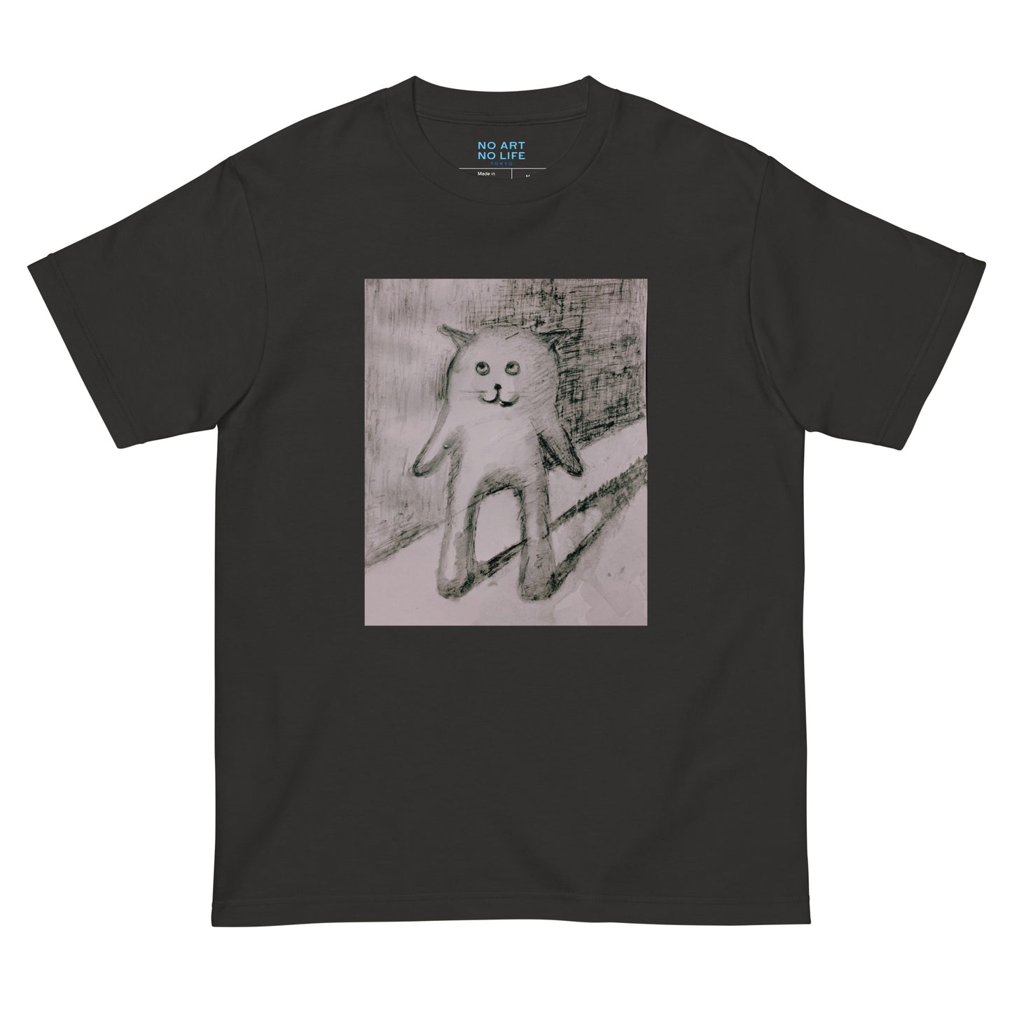 002_ゆうこりん鉛筆画_4 前面プリント Tシャツ アートをデザイン