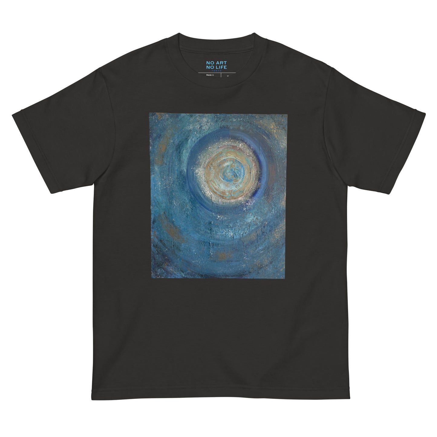 004_SOU_4 BLUE MOON 前面プリント Tシャツ アートをデザイン