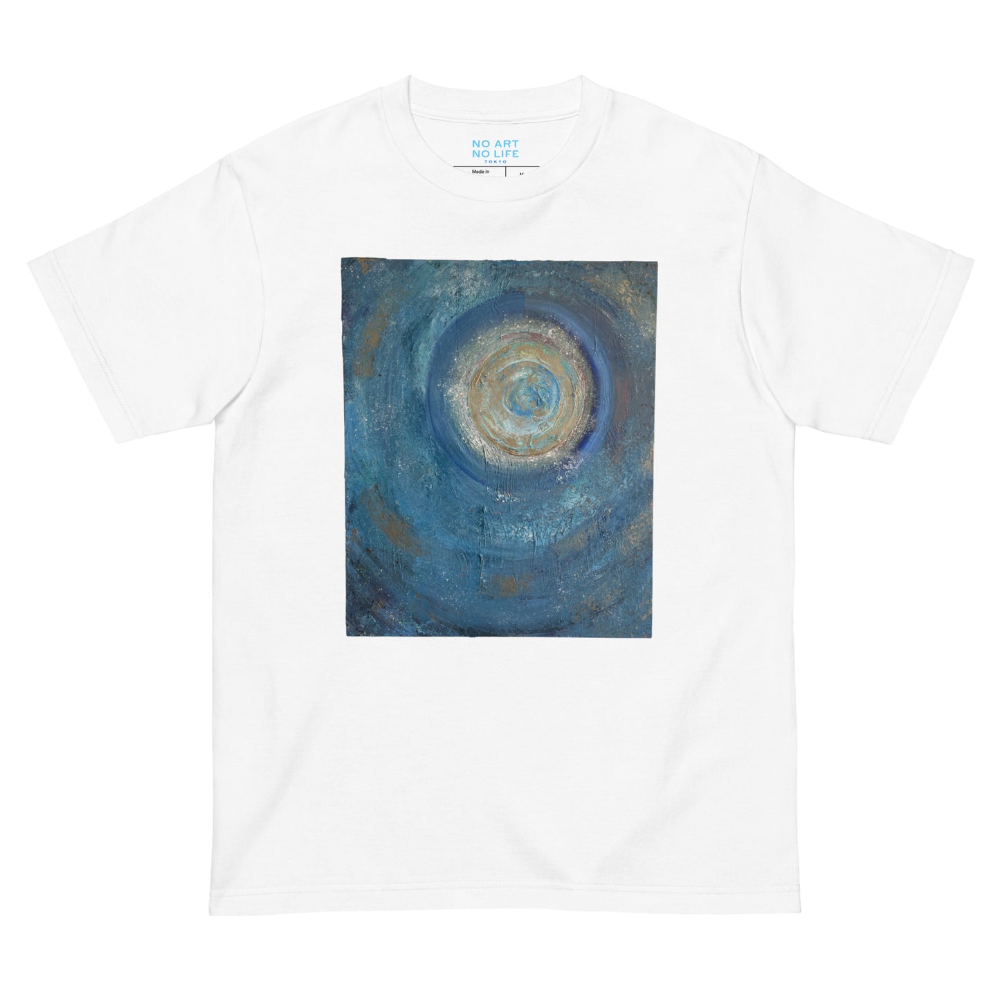 004_SOU_4 BLUE MOON 前面プリント Tシャツ アートをデザイン