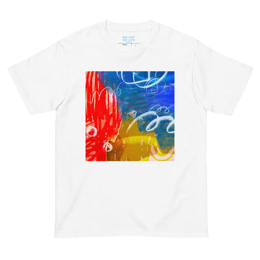 010_cana-2-Abstract-rakugaki デザインTシャツ 前面プリント アートをデザイン